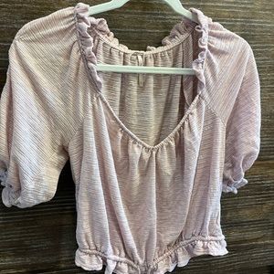 Light Pink Free People Top